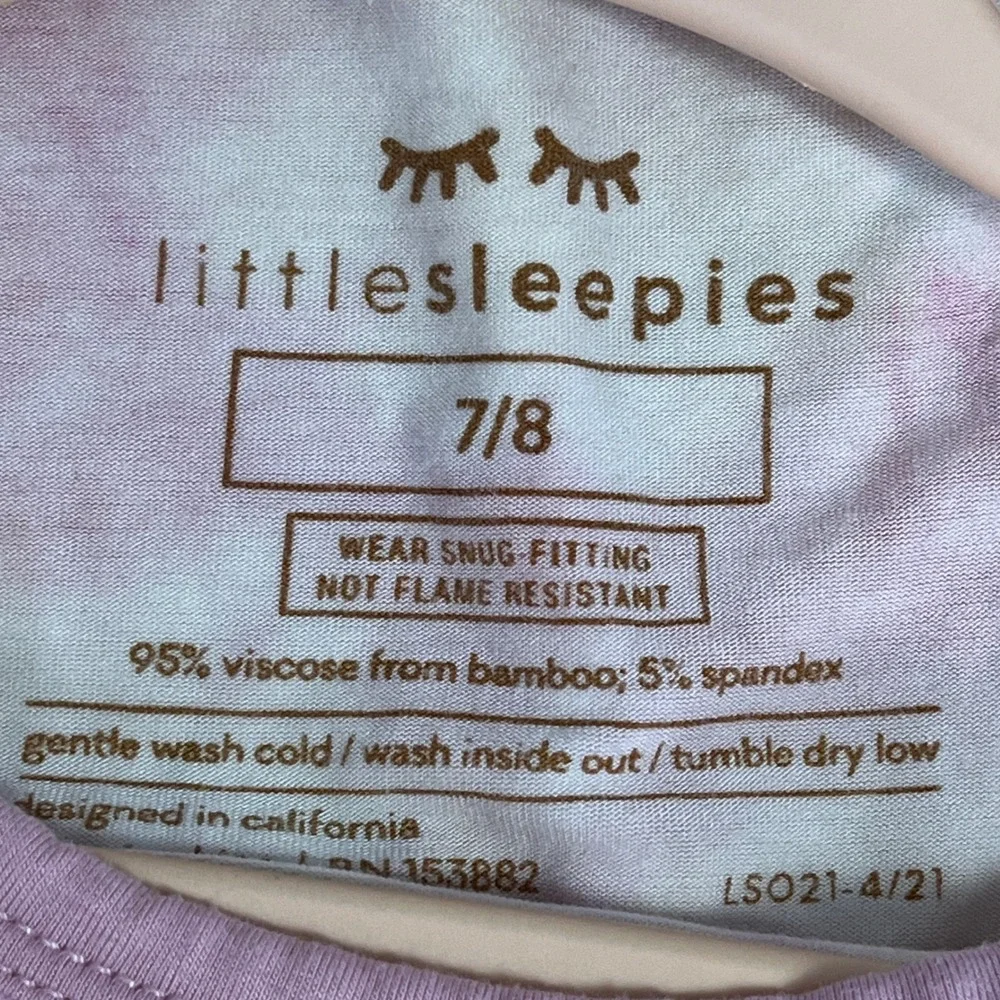Little Sleepies Kids Cotton Candy Bamboo Viscose Pajama Set 7/8 Short Slv PJ's